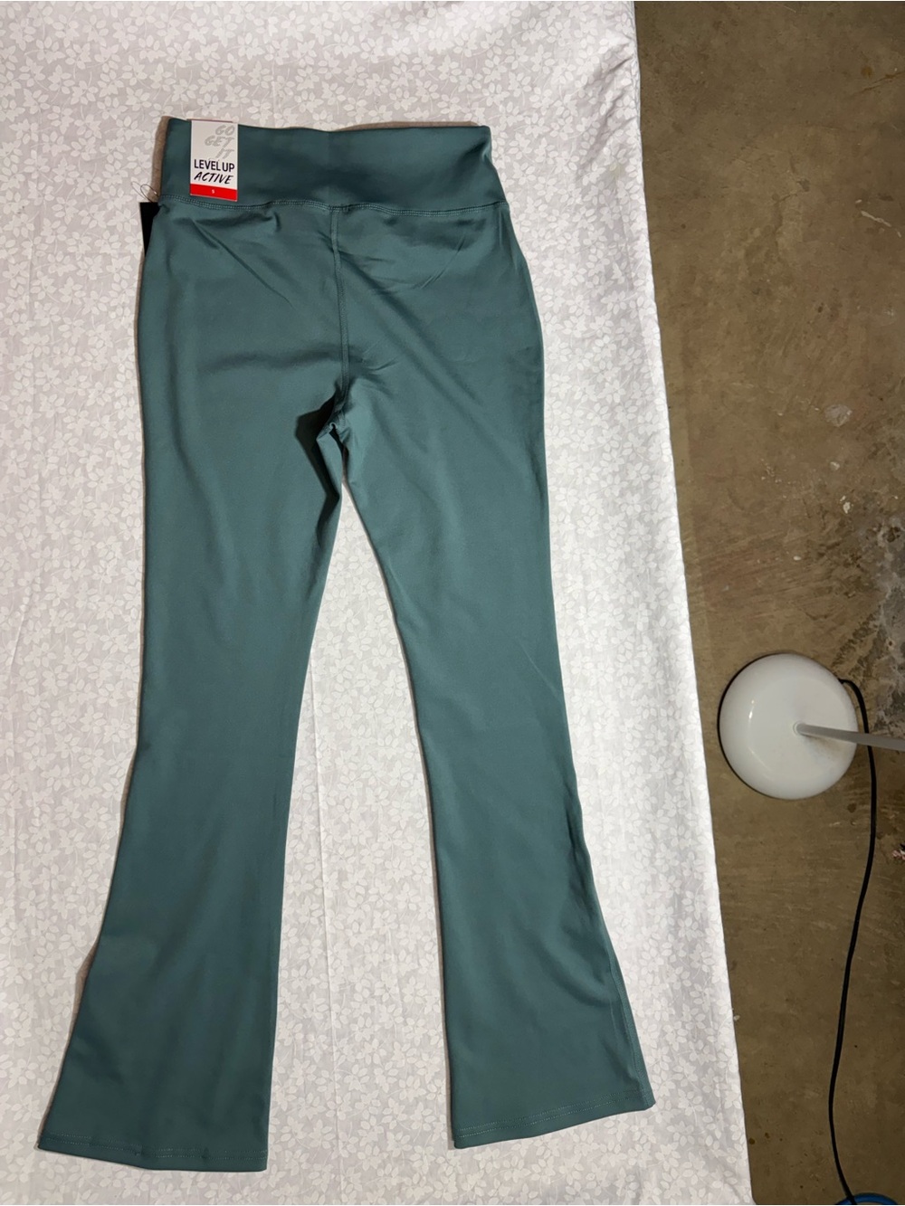 Level Up Active Teal Flare Leggings for Women